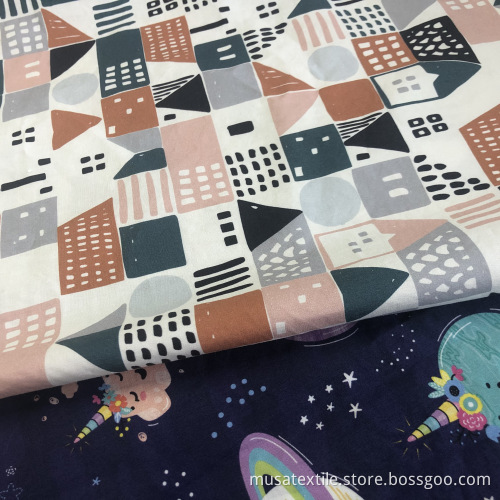Fashion Popeline Printed Cotton Poplin Fabric for Cloth